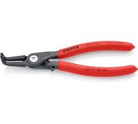 Knipex Alicate de precisión para arandelas para arandelas interiores en taladros gris atramentado, recubiertos de plástico antideslizante 165 mm 48 41 J21