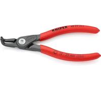 Knipex Alicate de precisión para arandelas para arandelas interiores en taladros gris atramentado, recubiertos de plástico antideslizante 130 mm 48 21 J11