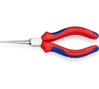 KNIPEX Alicate de presión (Alicate acabado en punta) cromado con mangos multicomponente 160 mm, 31 15 160