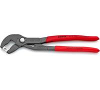 Knipex Alicate para abrazaderas Click gris atramentado, recubiertos de plástico antideslizante 250 mm 85 51 250 C