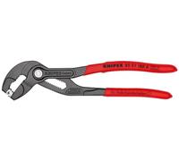 KNIPEX Alicate para abrazaderas con cartulinas autoservicio Mangos plasticos por inmersión antideslizantes 180 mm, 85 51 180 A SB