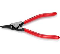 Knipex Alicate para arandelas para arandelas de sujeción en ejes negro atramentado, recubiertos de plástico 140 mm 46 11 G2