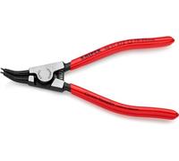 Knipex Alicate para arandelas para arandelas exteriores de ejes en ángulo de 45° negro atramentado, recubiertos de plástico 130 mm 46 31 A12