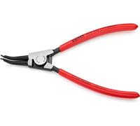 Knipex Alicate para arandelas para arandelas exteriores de ejes en ángulo de 45° negro atramentado, recubiertos de plástico 185 mm 46 31 A22