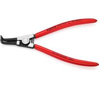 Knipex Alicate para arandelas para arandelas exteriores de ejes negro atramentado, recubiertos de plástico 200 mm 46 21 A31