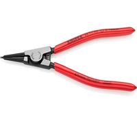 Knipex Alicate para arandelas para arandelas exteriores de ejes negro atramentado, recubiertos de plástico 140 mm 46 11 A0