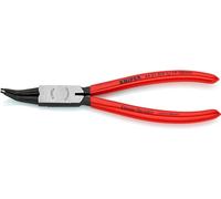 Knipex Alicate para arandelas para arandelas interiores en taladros en ángulo de 45° negro atramentado, recubiertos de plástico 180 mm 44 31 J22
