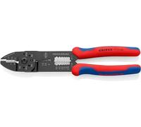 Knipex Alicate para crimpar terminales negro, lacado, con fundas multicomponentes 240 mm 97 22 240