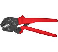 Knipex Alicate para crimpar terminales también para trabajar a dos manos bruñido, con fundas de plástico antideslizantes 250 mm 97 52 13