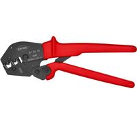 Knipex Alicate para crimpar terminales también para trabajar a dos manos bruñido, con fundas de plástico antideslizantes 250 mm 97 52 19