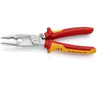 Knipex Alicate para instalaciones eléctricas cromado, aislados con fundas multicomponentes, según norma VDE 200 mm 13 96 200