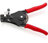 Knipex Alicate pelacables con cuchillas de forma precisa negro, lacado, con fundas de plástico 180 mm 12 11 180 EAN