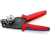 KNIPEX Alicate pelacables de precisión con cuchillas de forma precisa con mangos multicomponente 195 mm, 12 12 06