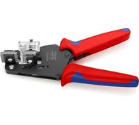 KNIPEX Alicate pelacables de precisión con cuchillas de forma precisa con mangos multicomponente 195 mm, 12 12 02