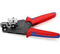 KNIPEX Alicate pelacables de precisión con cuchillas de forma precisa con mangos multicomponente 195 mm, 12 12 13
