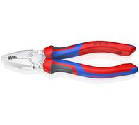 Knipex Alicate universal cromado, con fundas multicomponentes 180 mm (cartulina autoservicio/blíster) 03 05 180 SB