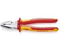 Knipex Alicates universales de fuerza KN 02 06 225 VDE 225 mm aislados con fundas multicomponentes