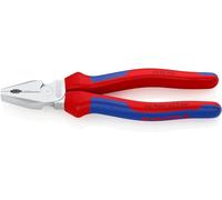 Knipex Alicate universal de fuerza cromado, con fundas multicomponentes 200 mm 02 05 200