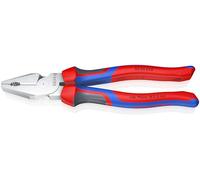 KNIPEX Alicate universal de fuerza cromado con mangos confort 225 mm, 02 05 225
