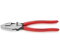 KNIPEX Alicate universal de fuerza "Lineman" modelo americano con cartulinas autoservicio Mangos plasticos por, 09 01 240 SB