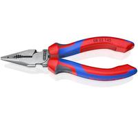 Knipex Alicate universal en punta 08 22 145, negro atramentado, fundas multicomponentes 145 mm