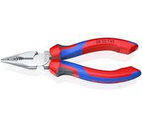 Knipex Alicate universal en punta cromado, con fundas multicomponentes 145 mm 08 25 145