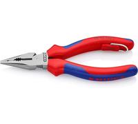 Knipex Alicate universal en punta negro atramentado, con fundas multicomponentes, con anilla de fijación integrada para colocar un dispositivo de protección anticaídas 145 mm 08 22 145 T