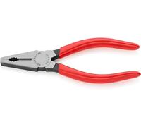 Knipex Alicate universal 03 01 140 – 140 mm, recubiertos de plástico, negro atramentado