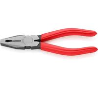 Knipex Alicate universal 03 01 160 negro atramentado con recubrimiento de plástico 160 mm