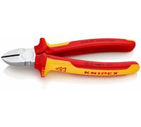 KNIPEX Alicates Cortaalambres Aislados VDE Cromado 180 mm 7 Pulg