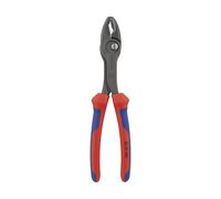 Knipex Alicates de agarre frontal TwinGrip con mango de varios componentes azul/rojo 200 mm