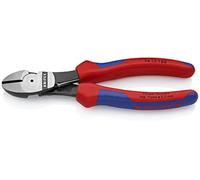 KNIPEX Alicates de corte diagonal de fuerza con cartulinas autoservicio con mangos confort 180 mm, 74 12 180 SB