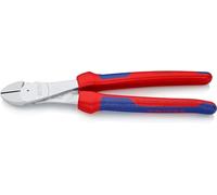 KNIPEX Alicates de corte diagonal de fuerza cromado con mangos confort 250 mm, 74 05 250