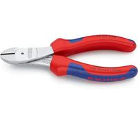 Knipex Alicates de corte diagonal de fuerza cromado, con fundas multicomponentes 140 mm 74 05 140