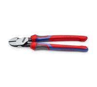 Knipex Alicates de corte diagonal de fuerza 74 02 250 – 250 mm, negro, mangos multicomponente