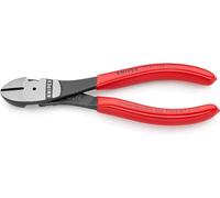 Knipex Alicates de corte diagonal de fuerza negro atramentado, recubiertos de plástico 160 mm 74 01 160