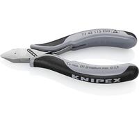 Knipex Alicates de corte diagonal para electrónica ESD con fundas multicomponentes 115 mm 77 42 115 ESD
