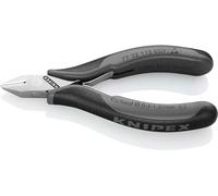 KNIPEX Alicates de corte diagonal para electrónica ESD con articulación machihembrada con mangos multicomponente 115 mm, 77 32 115 ESD