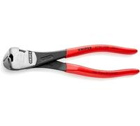 KNIPEX Alicates de corte frontal de fuerza recubiertos de plástico 200 mm, 67 01 200