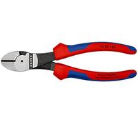 KNIPEX Alicates de corte diagonal de fuerza con mangos confort 180 mm, 74 02 180