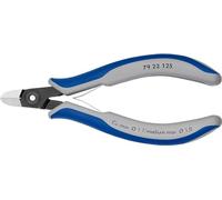 Knipex Alicates de precisión de corte diagonal para electrónica bruñido, con fundas multicomponentes 125 mm 79 22 125