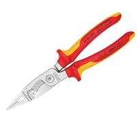 Knipex Alicates Multifunción VDE 200mm, Herramienta Eléctrica 6 en 1