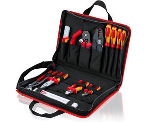 KNIPEX Bolsa portaherramientas Compact Eléctrico de 14 piezas 290 mm, 00 21 11