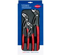 KNIPEX COBRA:3 Tenazas mm.180+250+300-Ajuste automático con pulsación del boton
