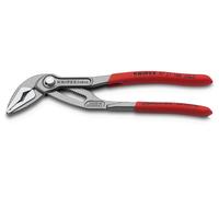 KNIPEX Cobra ES Tenaza de agarre pico loro extra esbelta Mangos plasticos por inmersión antideslizantes gris atramentado 180 mm, 87 51 180