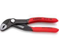 KNIPEX Cobra Tenaza de agarre pico loro con cartulinas autoservicio Mangos plasticos por inmersión antideslizantes 125, 87 01 125 SB