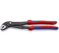 KNIPEX Cobra Tenaza de agarre pico loro con fundas multicomponentes, con anilla de fijación integrada para colocar un, 87 02 300 T