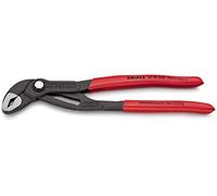 Knipex Cobra® Tenaza para bombas de agua gris atramentado, recubiertos de plástico antideslizante 250 mm (cartulina autoservicio/blíster) 87 01 250 SB