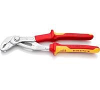 KNIPEX Cobra VDE Tenaza de agarre pico loro, aislada con cartulinas autoservicio cromado aislados con fundas multicomponentes, según, 87 26 250 SB