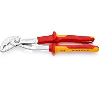 KNIPEX Cobra VDE Tenaza de agarre pico loro, aislada en blister cromado Aislado con fundas multicomponente, homologado por VDE; con, 87 26 250 T BK